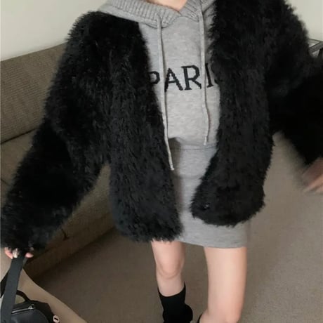 PARIS ロゴ ニットセットアップ3色