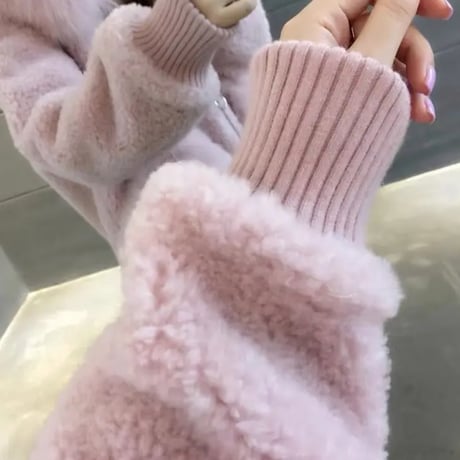 Rio様着用*.モコモコファーコート2色