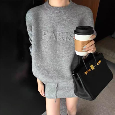 らむ子様ご着用♡PARISロゴセットアップ 3色