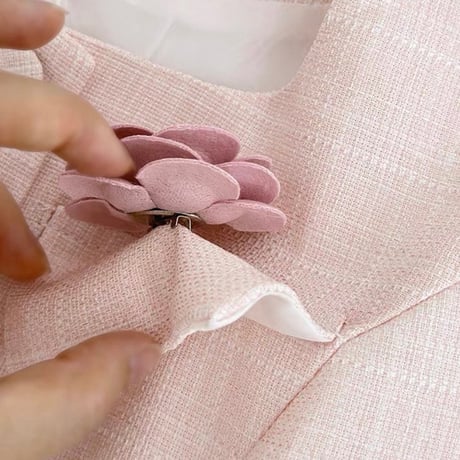 Classic Tweed Peplum Top 4色