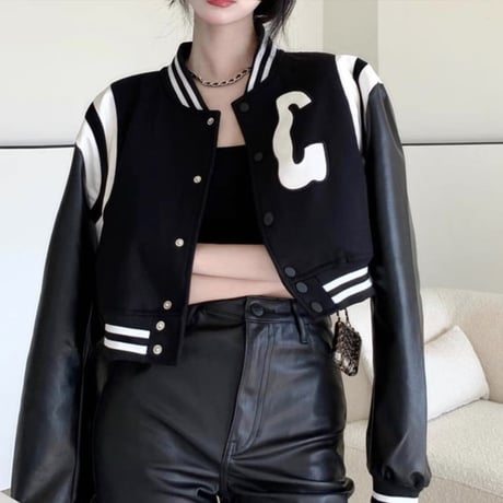 りおめこ様ご着用♡monotone design mini blouson