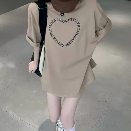 ロゴハートデザインTシャツ2色