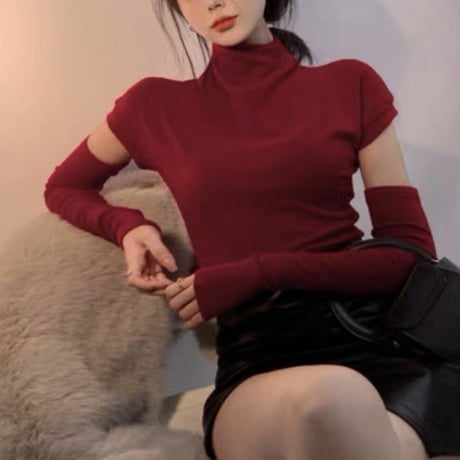 arm cover nosleeve tops 3色