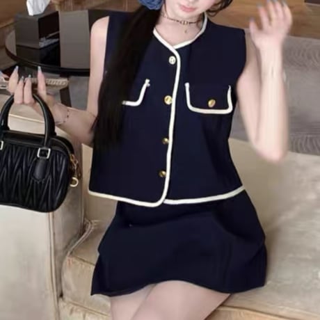 バイカラーノースリセットアップ