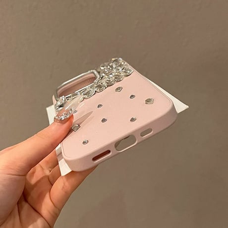 キラキラビジューiPhoneケース