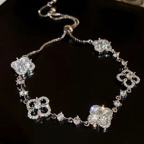 flower kirakira adjustable bracelet