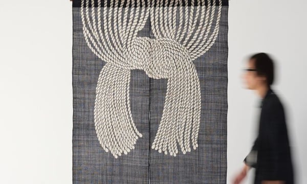 芹沢銈介 タペストリー 麻 【公式通販】
