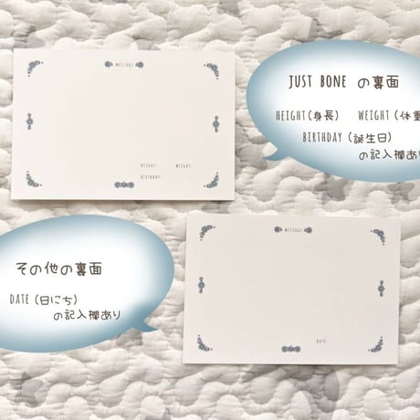 育児記録の書けるマンスリーカード(男の子)