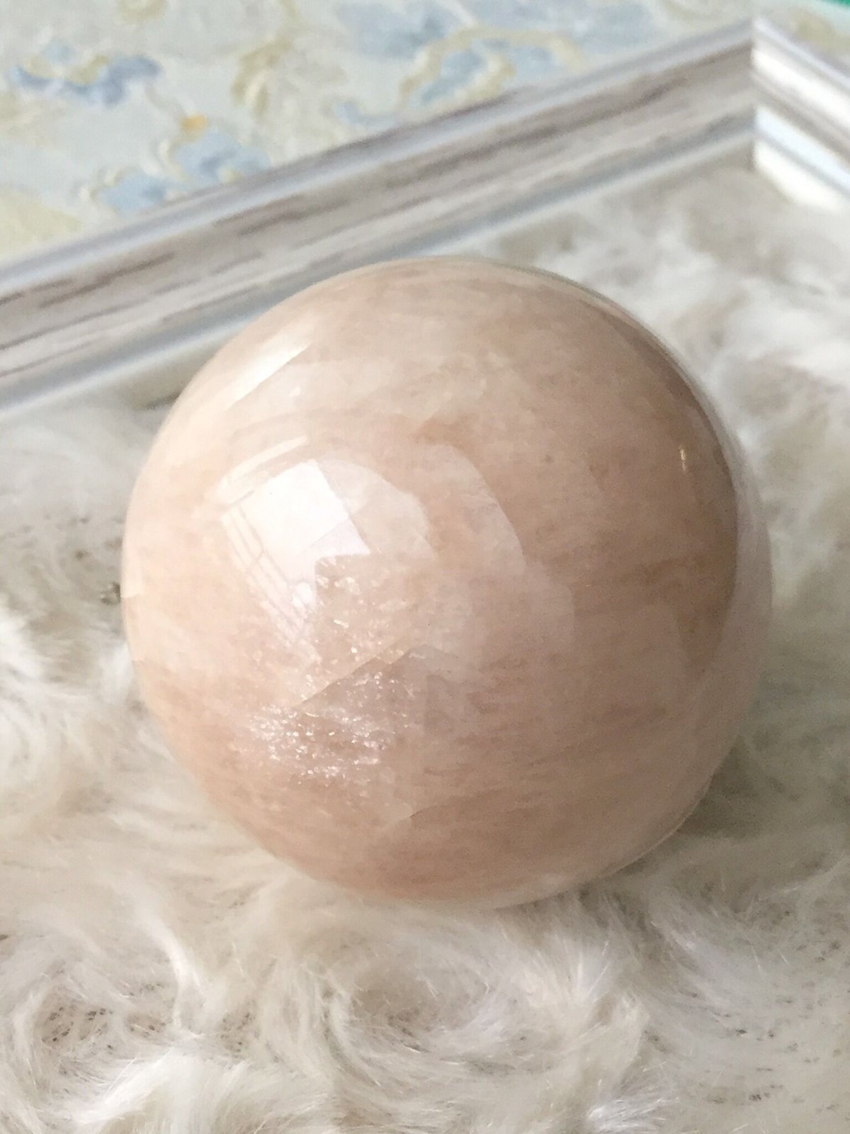 O2☆特別感謝品☆恋人たちの石【8mm『月長石』オレンジムーンストーン