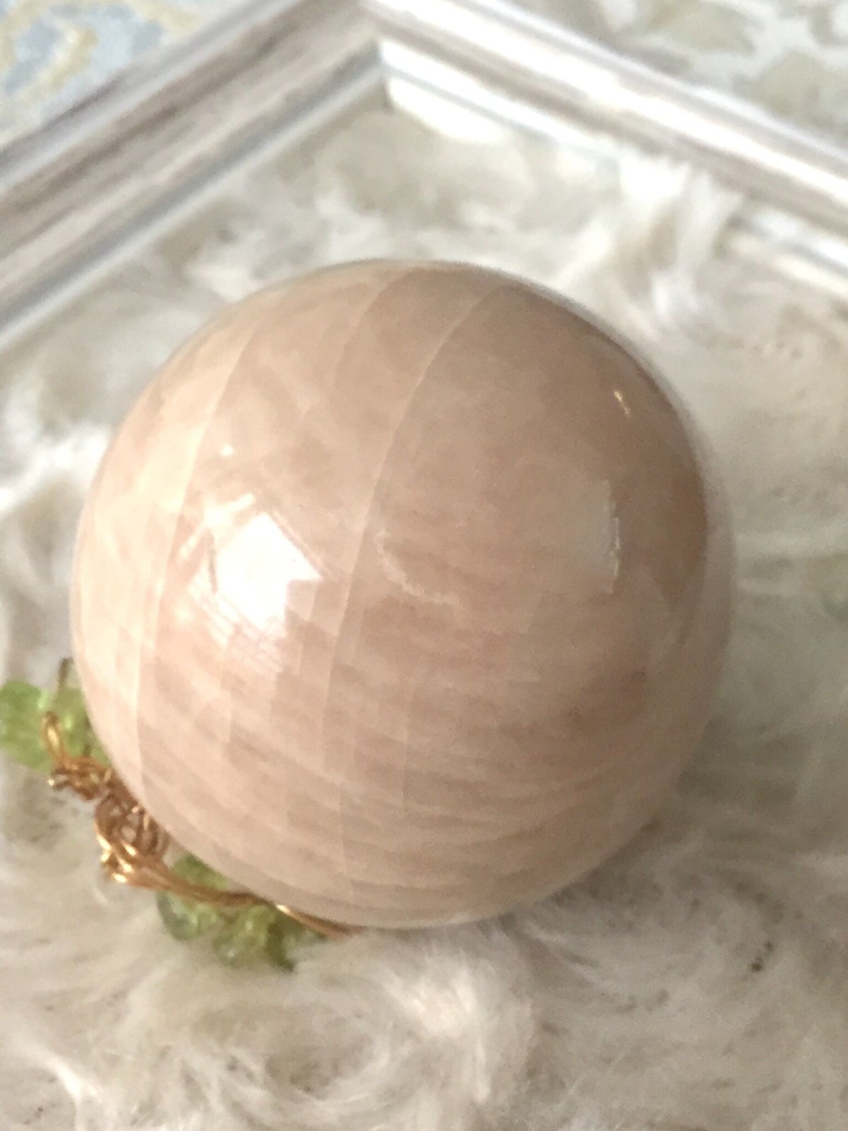 オレンジムーンストーン・スフィア | IRIS ANGELS