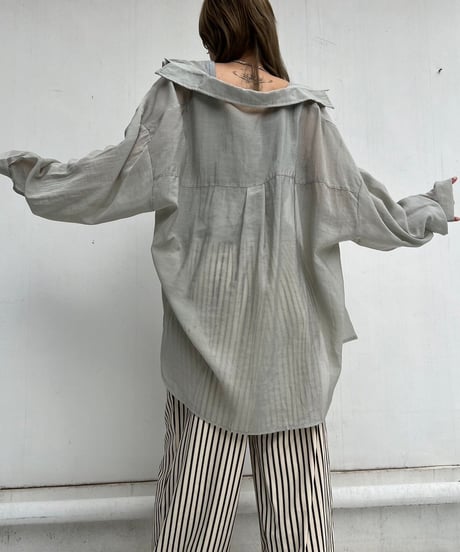 Wide shirt'Sheer'#5015
