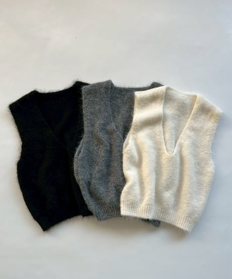 Knit Vest'Fluffy'#81656