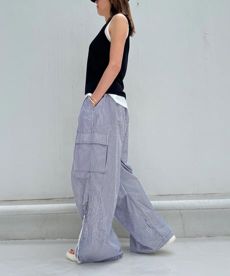 Stripe Jogger Pants'2Way'#9059