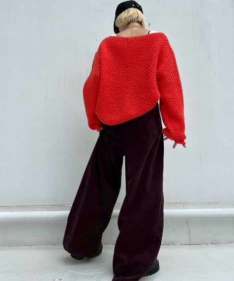 【¥7,400→¥6,300】Boat Neck Pullover'Kagibari'#5827