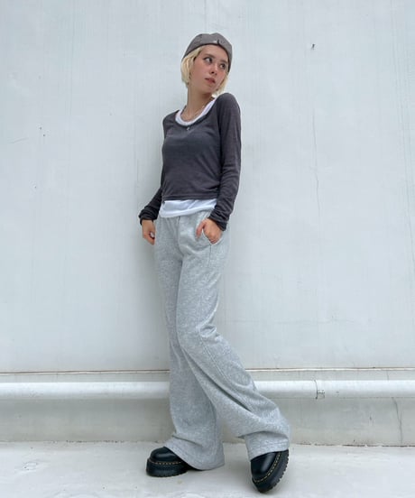 Flare Pants 'Fleece lining' #9339
