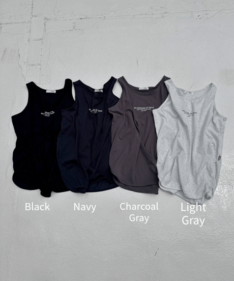 Logo Tank'Round Hem'#2523