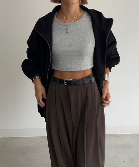 【¥4,800→¥4,300】Long Sleeve Tops'Cropped'#7606