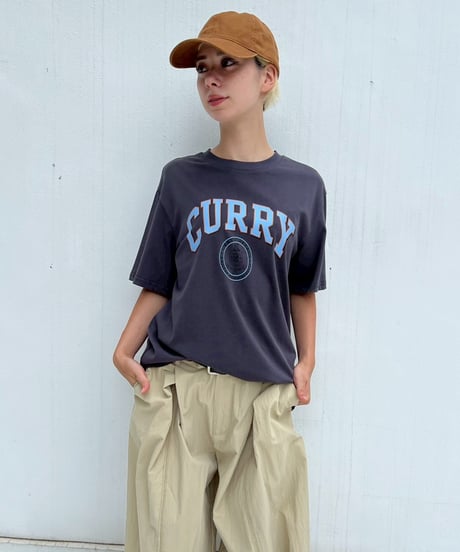 College Logo T-shirt'CURRY'#24441