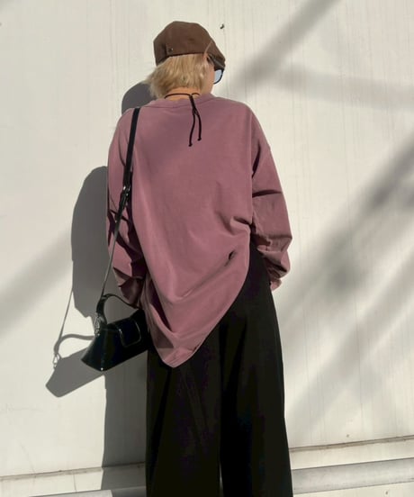 Wide LS Tee'Pigment'#671359
