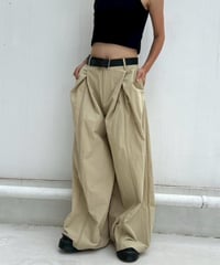 Tuck Wide Pants'Volume'#5741
