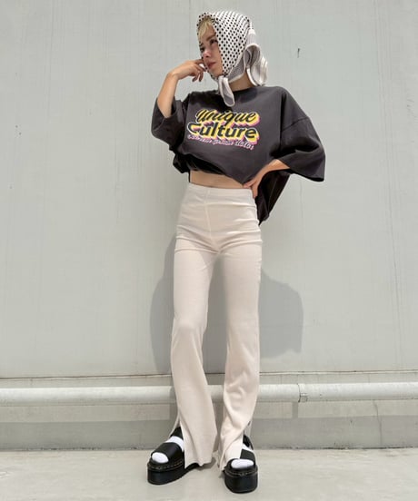Wide Logo Tee'Shadow Font'#6337