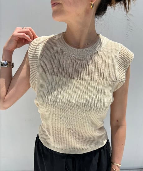 Knit Tank-top'Airy'#2011