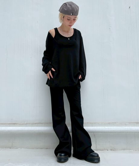 Flare Pants 'Fleece lining' #9339