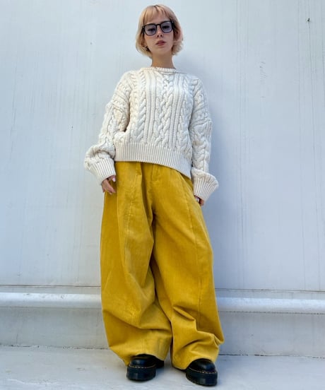 Volume Curve-pt Corduroy'Belt Set'#800959