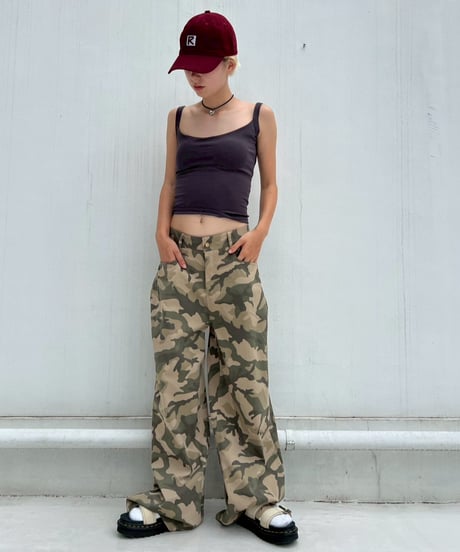 Wide Pants'Camouflage'#10105