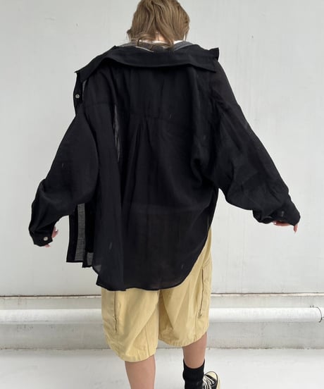 Wide shirt'Sheer'#5015