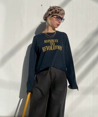 Crop LS Tee'RUNWAY'#268059