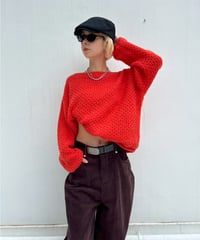 【¥7,400→¥6,300】Boat Neck Pullover'Kagibari'#5827