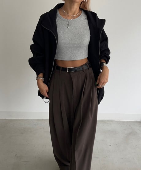 【¥4,800→¥4,300】Long Sleeve Tops'Cropped'#7606