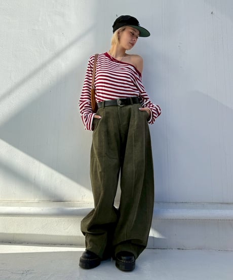 Border Tops'Off-shoulder'#373759