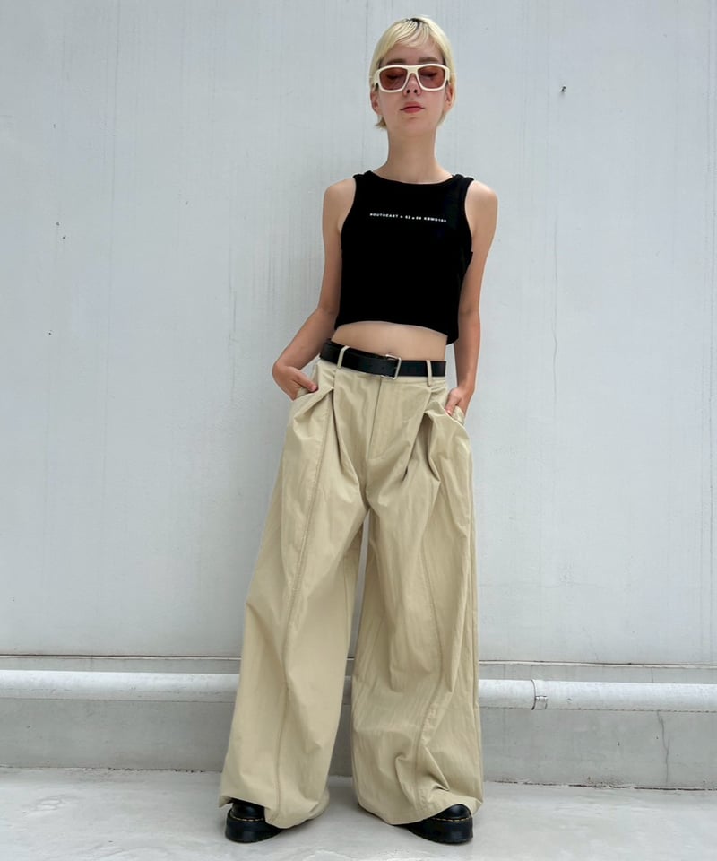 Tuck Wide Pants'Volume'#5741 | tablethotel-SEGUR.