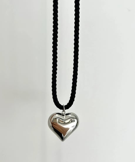 Heart Choker'Silver'#2405