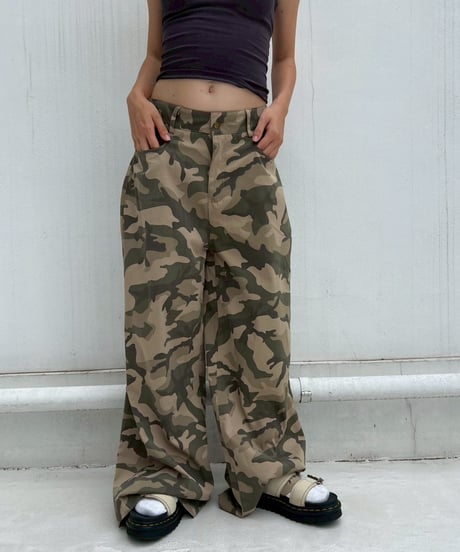 Wide Pants'Camouflage'#10105