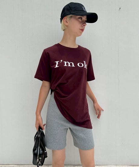 Daily T-shirt'I'm ok'#11737