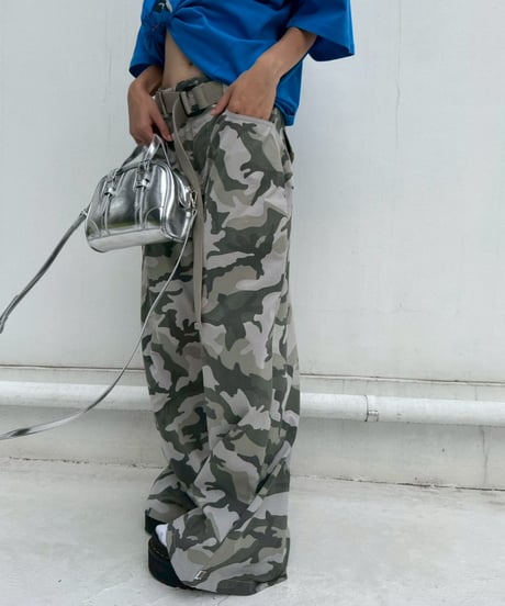 Wide Pants'Camouflage'#10105