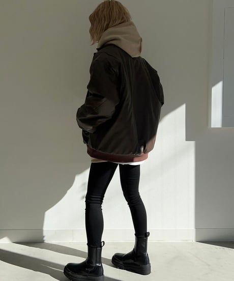 【¥8,400→¥7,400】Leather jacket 'Wide'#an005k