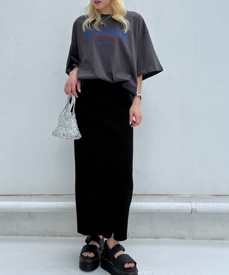 Wide T-shirt'NY1985'#6542