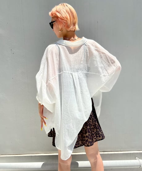 Wide shirt'Sheer'#5015