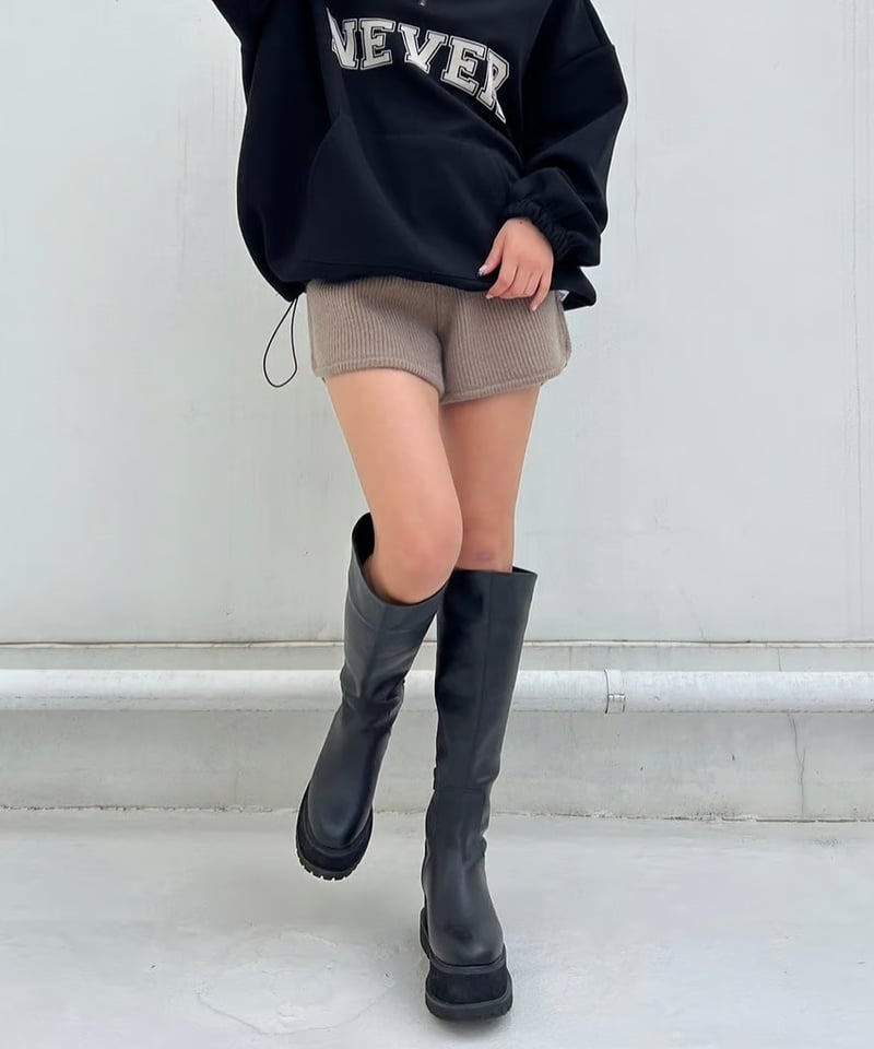 Knit Short Pants'Micro'#933 | tablethotel-SEGUR.