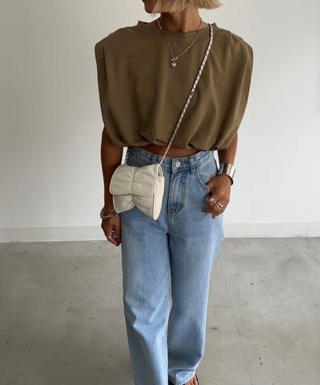 No-sleeve tee'Drawstring'#388