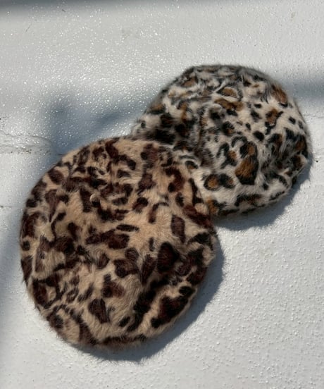 Shaggy Beret'Leopard'#2507-5/17