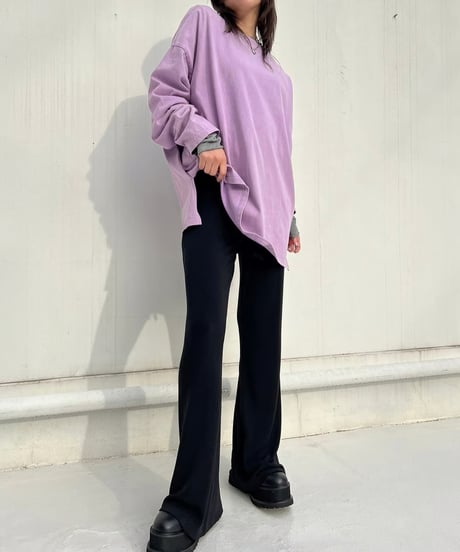 Long Sleeve Tee’Side Slit’#1800