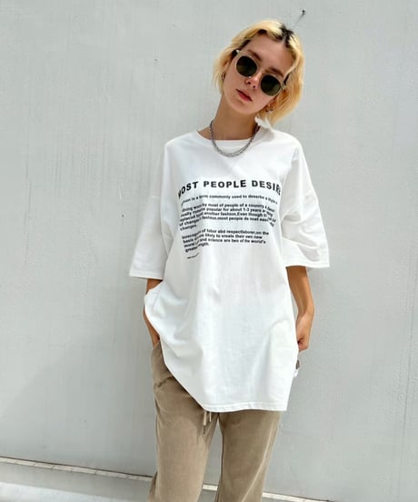 Wide Logo Tee'MPD'#5717