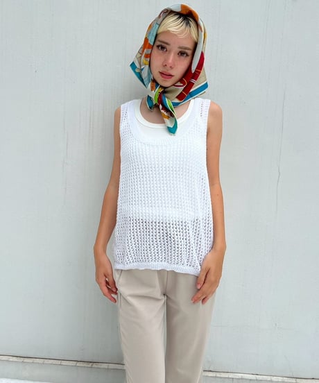 Knit Tank-top'Layered'#30208