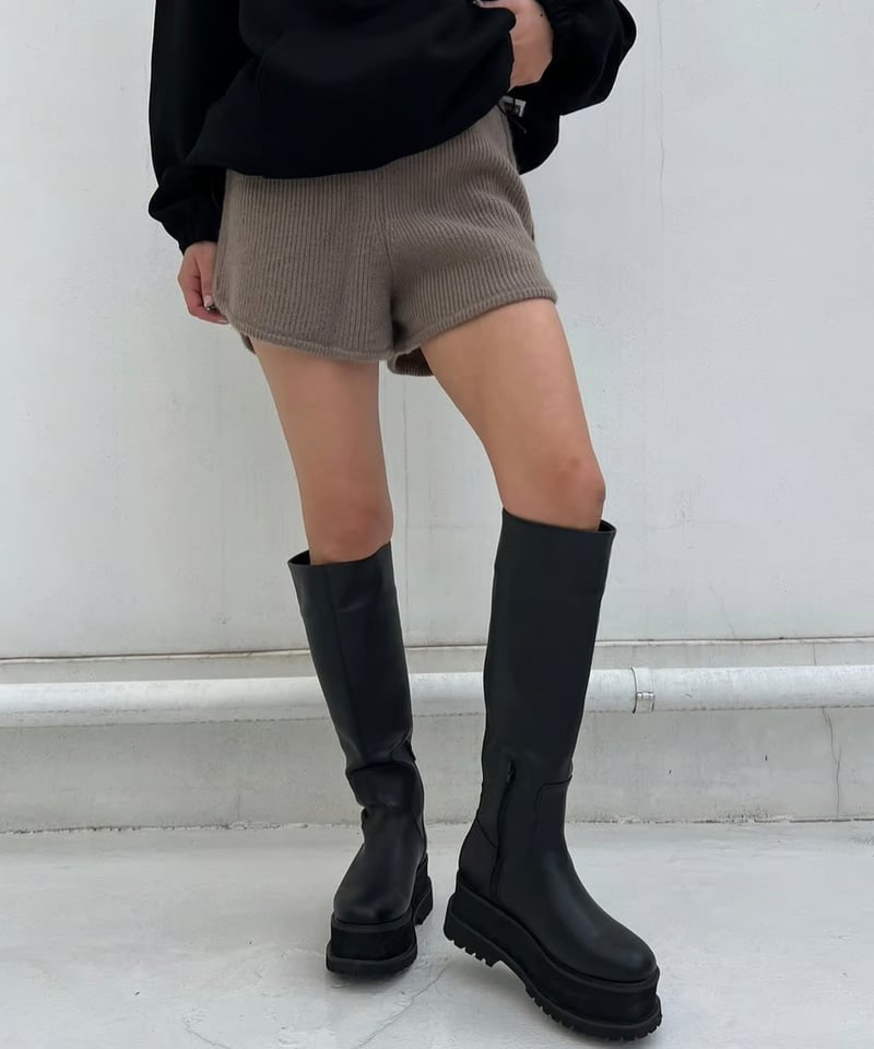 Knit Short Pants'Micro'#933 | tablethotel-SEGUR.