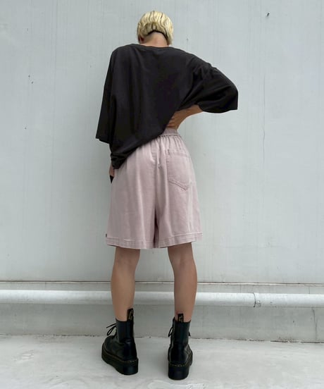 Wide Half Pants'Washed'#167665